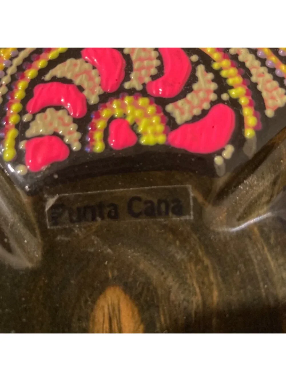 Decorative Groovy Punta Cana Souvenir Ashtray